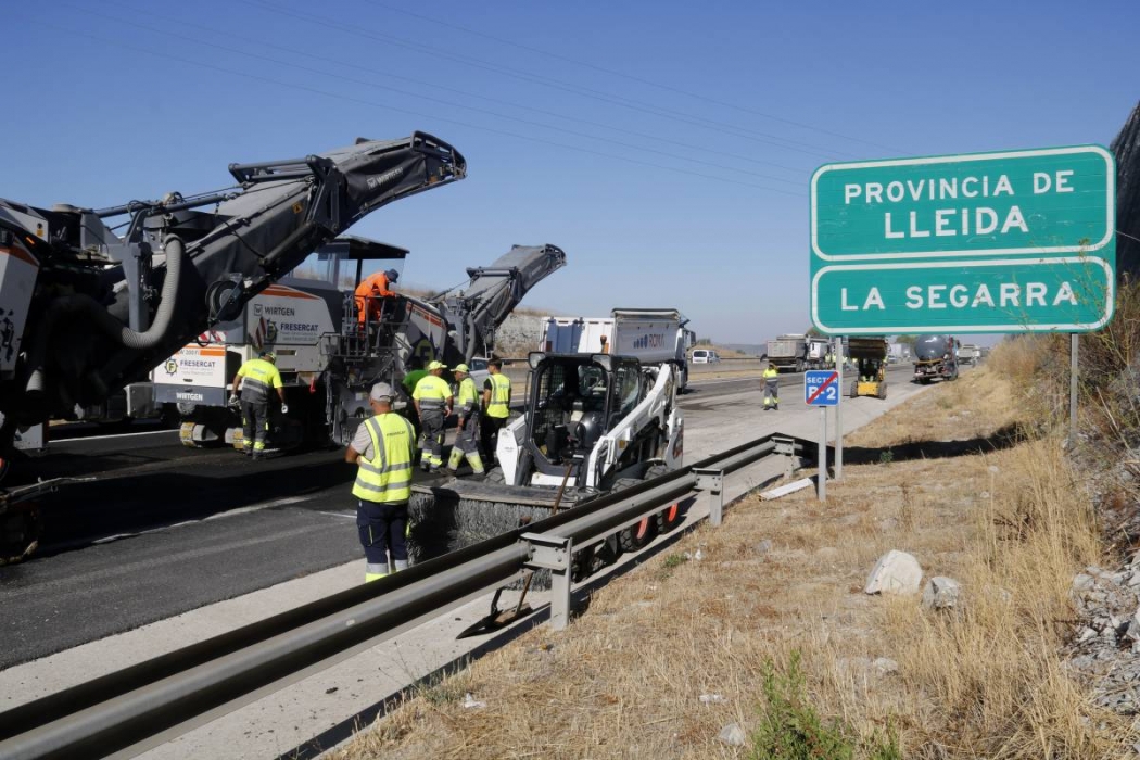 Comença la renovació de l’A-2 entre Cervera i la Panadella amb una inversió de 12,3 milions