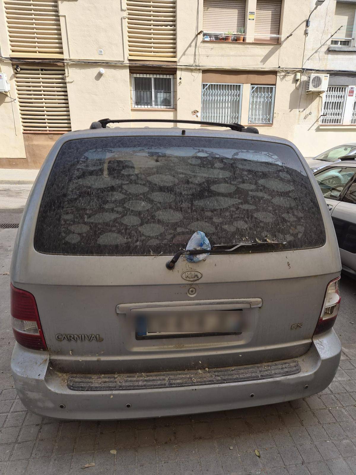 Fotografia d`un cotxe a la zona sud de Sabadell
