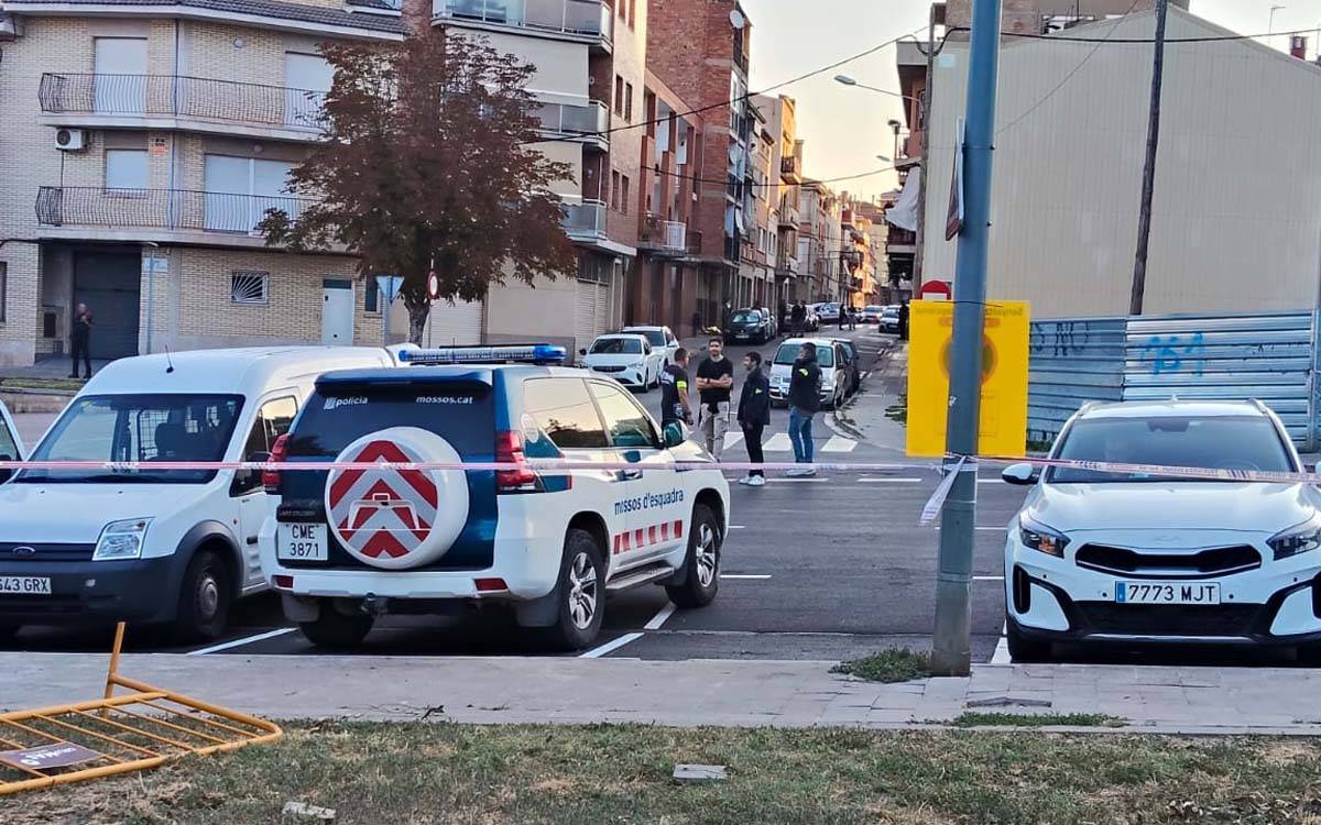 Els Mossos investiguen un possible homicidi al carrer Sant Jaume de Manresa