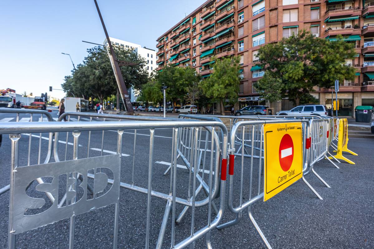 L`Eix Macià, tallat al trànsit fins al 8 de setembre