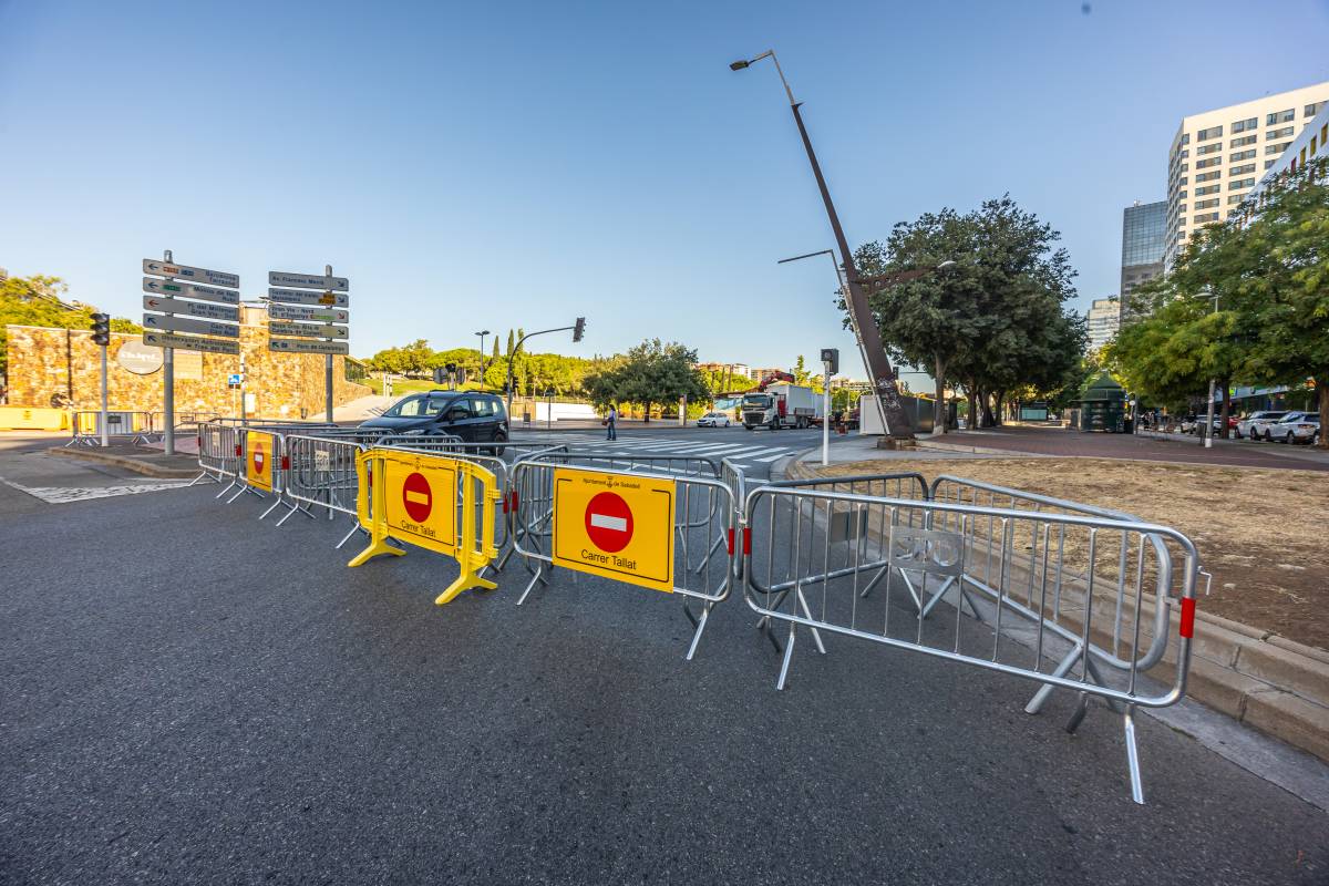 L`Eix Macià, tallat al trànsit fins al 8 de setembre