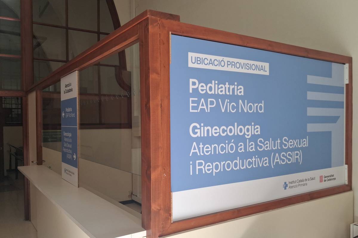 La pediatria de l'EAP Vic Nord i de l'Assir es traslladen per les obres del CAP Osona