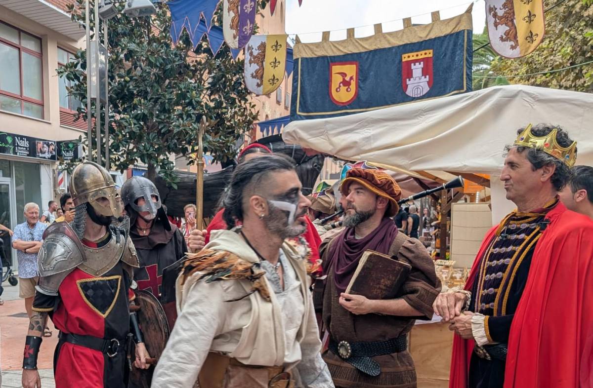 Salou viatja al seu passat medieval per recordar la sortida de Jaume I cap a la conquesta de Mallorca