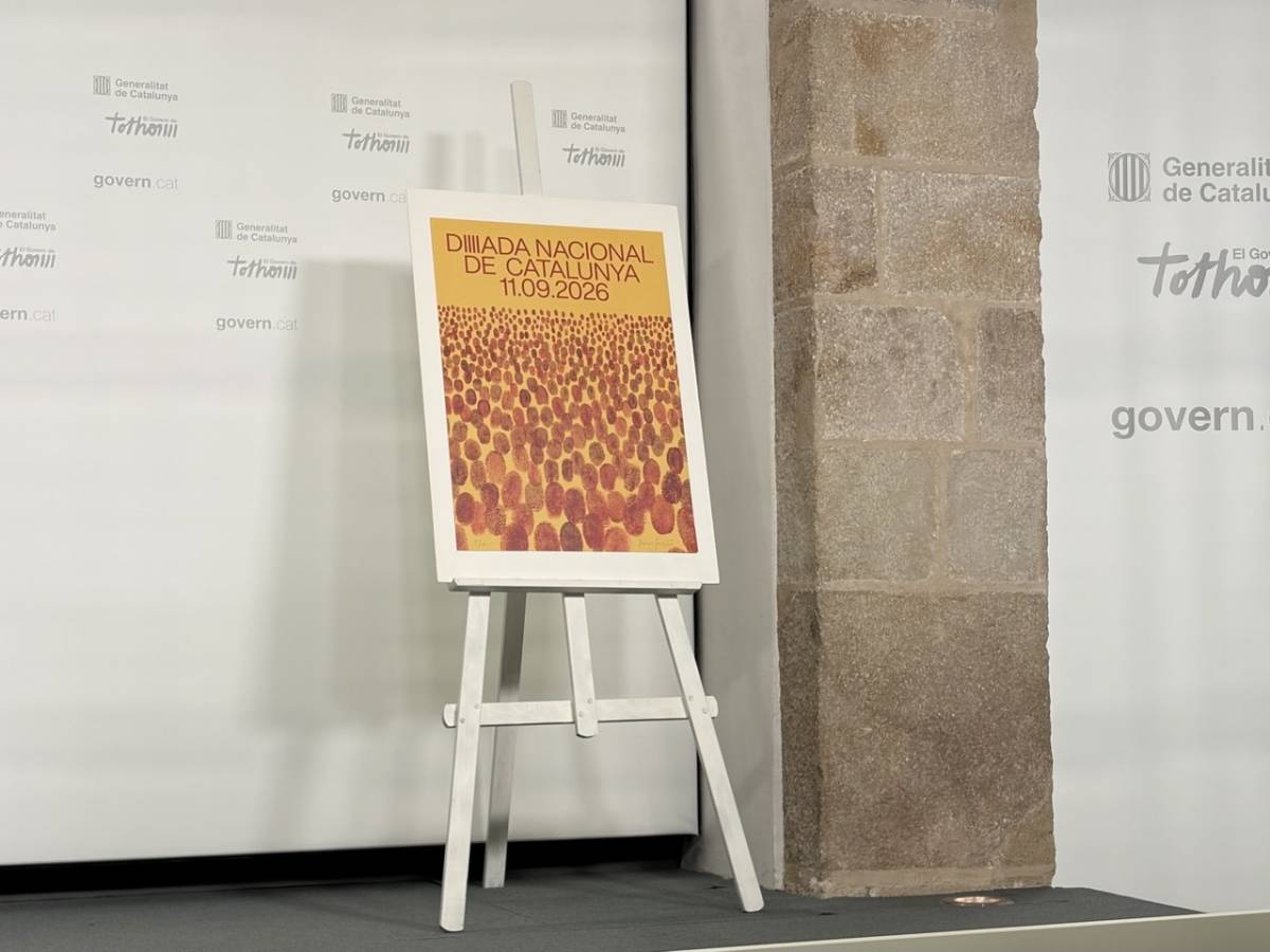 El cartell de la Diada d`enguany, de Javier Jaén