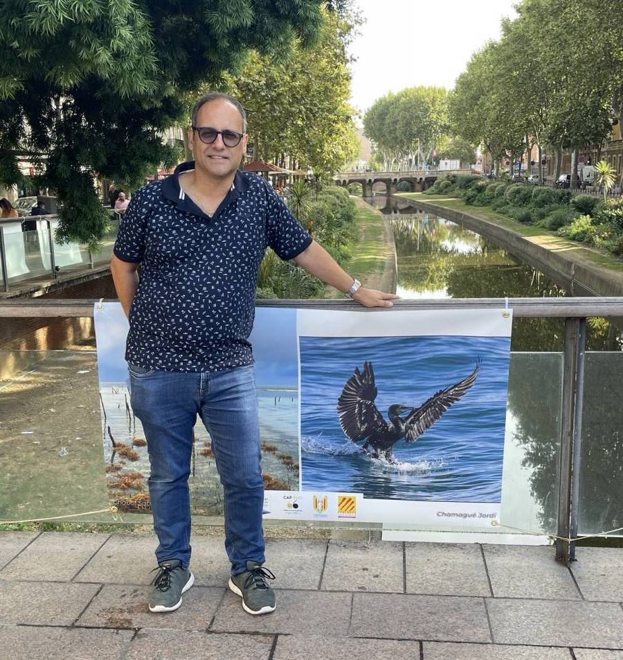 L`autor, amb fotos de temàtica marina que mostra a la ciutat francesa - L`autor, amb fotos de temàtica marina que mostra a la ciutat francesa