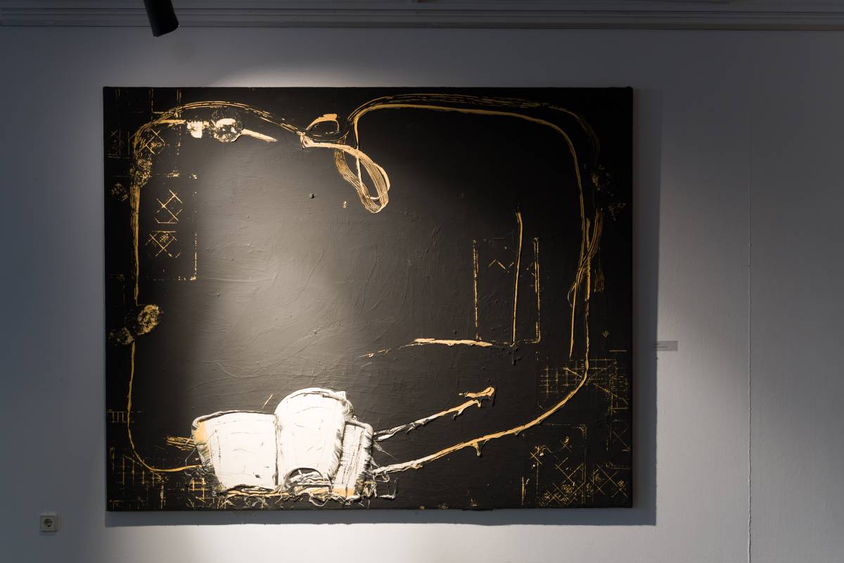 Obra d`Agustí Puig exposada a l`Acadèmia de Belles Arts - DAVID CHAO Obra d`Agustí Puig exposada a l`Acadèmia de Belles Arts