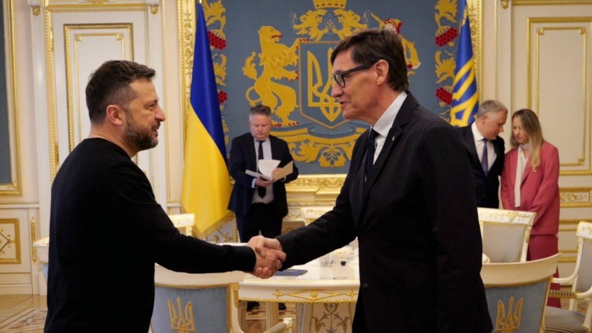 Illa es reuneix amb Zelenski a Ucraïna