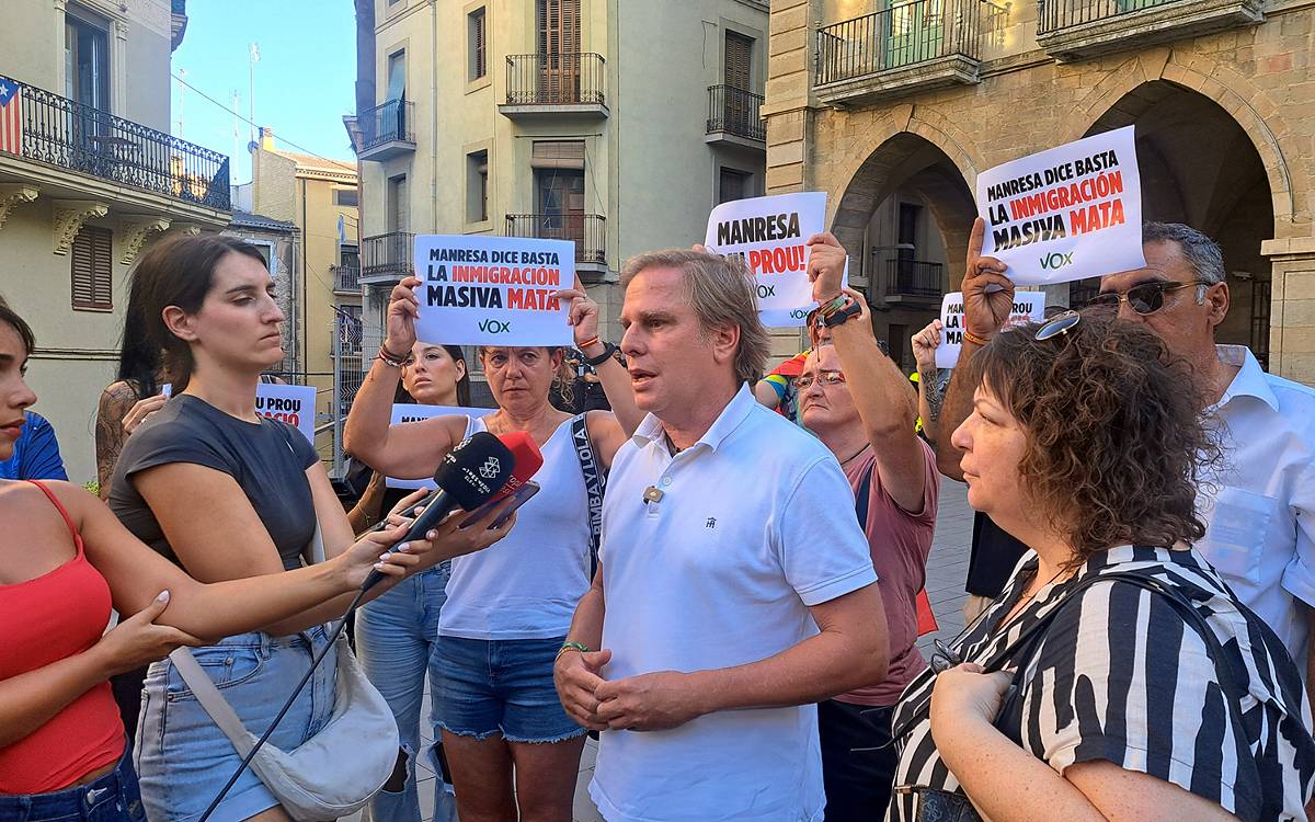Vox assegura que «Manresa es pot convertir en la propera Ceuta»