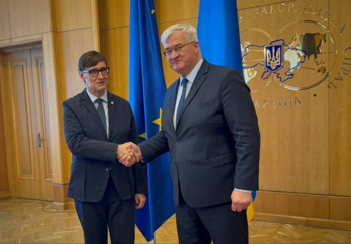 Illa trasllada al ministre d'Exteriors ucraïnès el suport català al procés d'adhesió d'Ucraïna a la UE