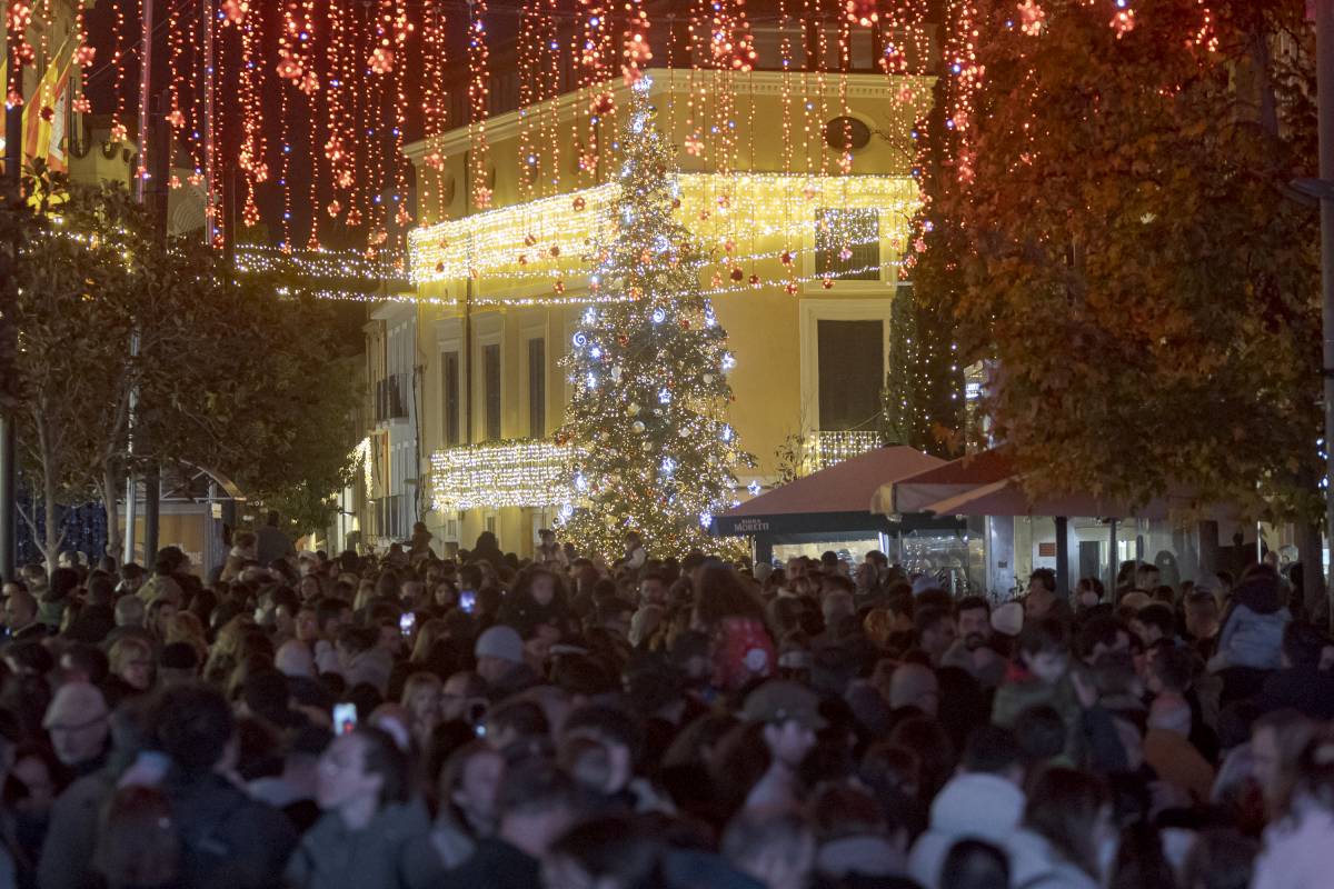 Encesa de llums de Nadal a Terrassa - Lluís Clotet Encesa de llums de Nadal a Terrassa