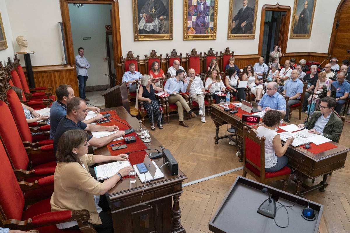 Ple municipal a Terrassa - Nebridi Aróztegui