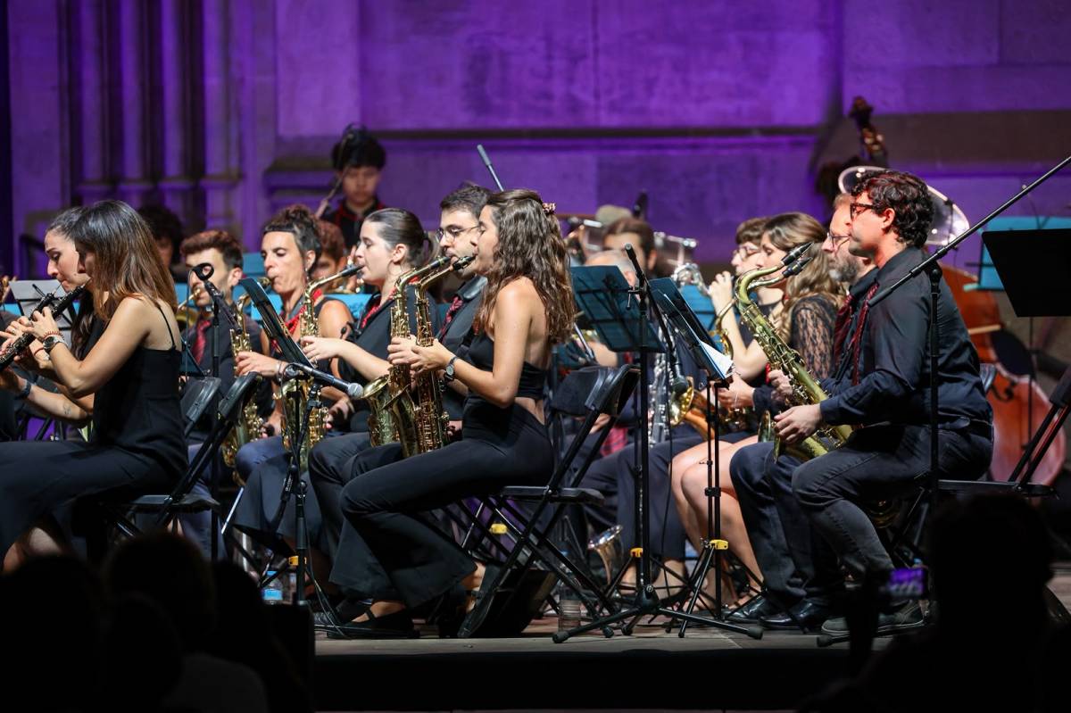 El concert de la Banda de Música a la plaça de Sant Roc - VÍCTOR CASTILLO El concert de la Banda de Música a la plaça de Sant Roc