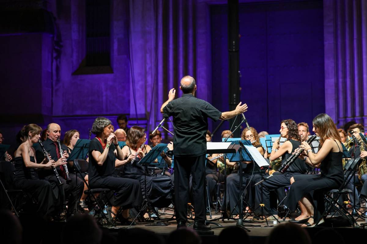 El concert de la Banda de Música a la plaça de Sant Roc - VÍCTOR CASTILLO El concert de la Banda de Música a la plaça de Sant Roc