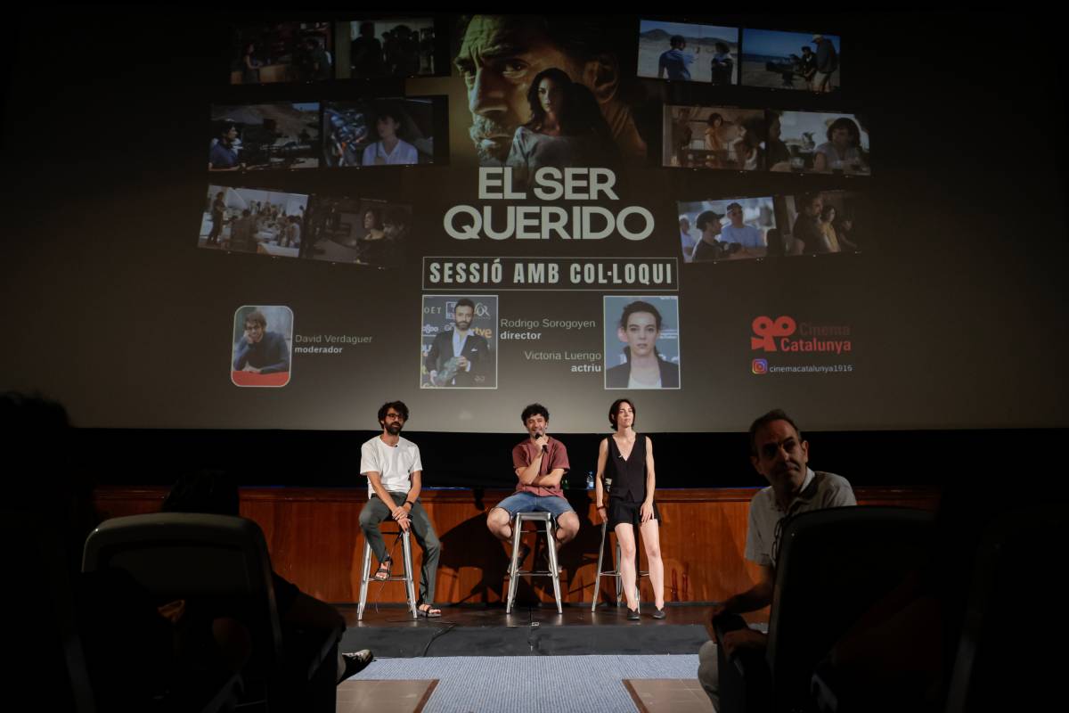 Un moment del col·loqui - Lluís Clotet Un moment del col·loqui