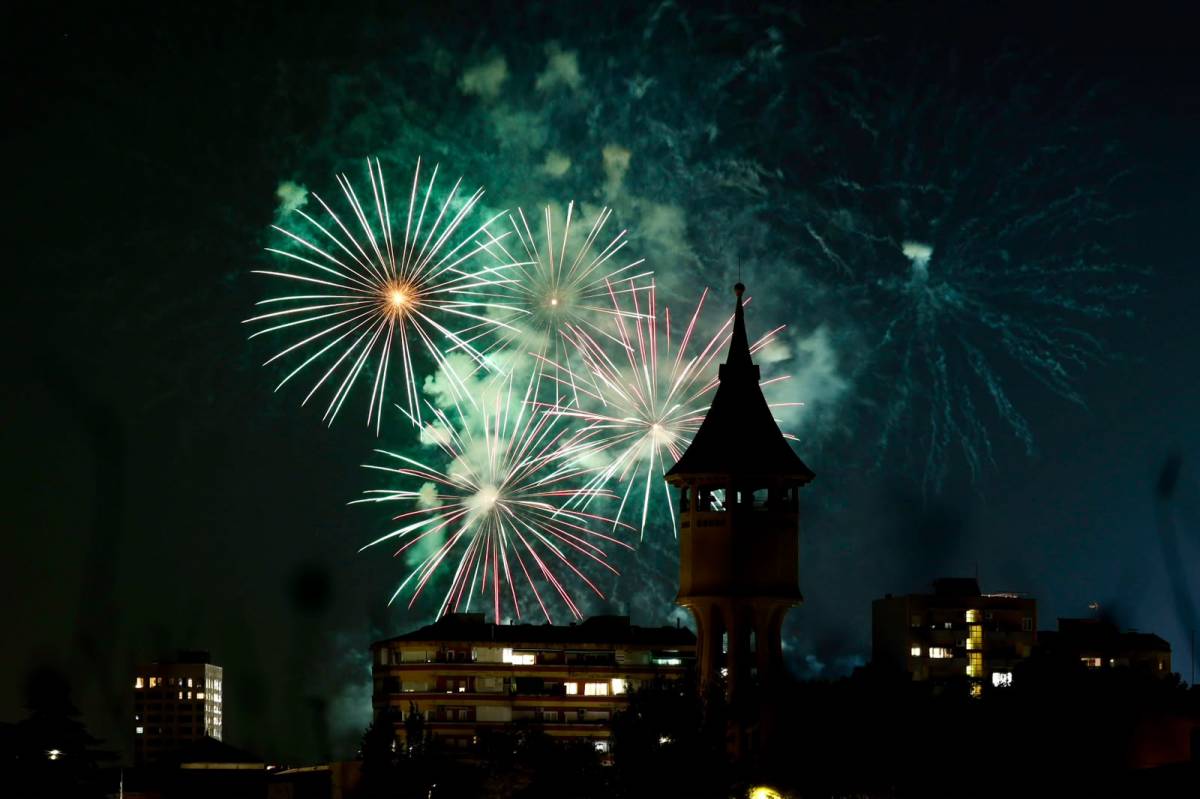 Castell de focs d`artifici de la festa major de Sabadell 2026 - JUANMA PELÁEZ Castell de focs d`artifici de la festa major de Sabadell 2026