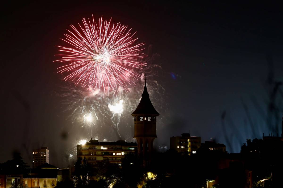 Castell de focs d`artifici de la festa major de Sabadell 2026 - JUANMA PELÁEZ Castell de focs d`artifici de la festa major de Sabadell 2026