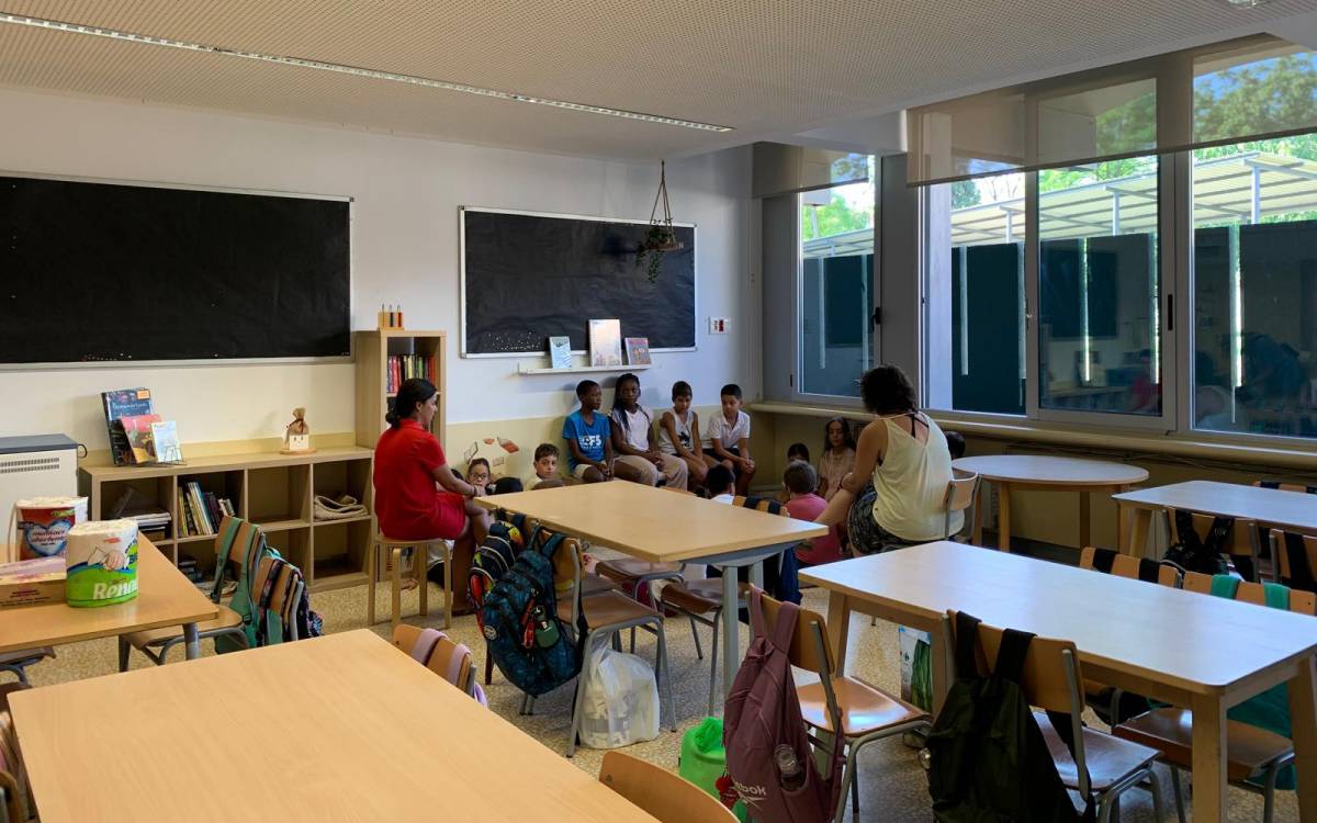 Arrencada del curs escolar 2026-2027 a una aula de Primària de l`Escola Vic Centre. - Irene Giménez Arrencada del curs escolar 2026-2027 a una aula de Primària de l`Escola Vic Centre.