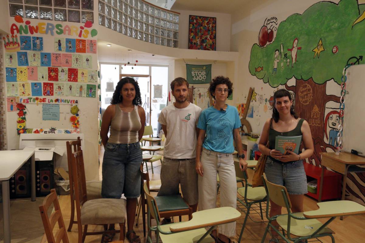 Ajornen el desallotjament de l’Escola Popular de Balàfia, que fa una crida a fer créixer el projecte