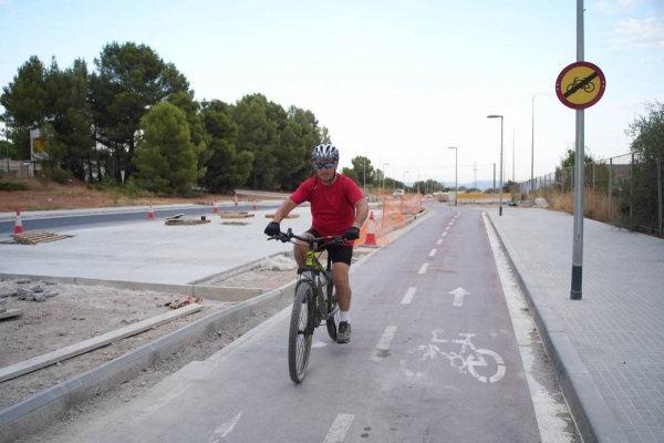 A l'espera del carril bici entre Sabadell i Terrassa: 