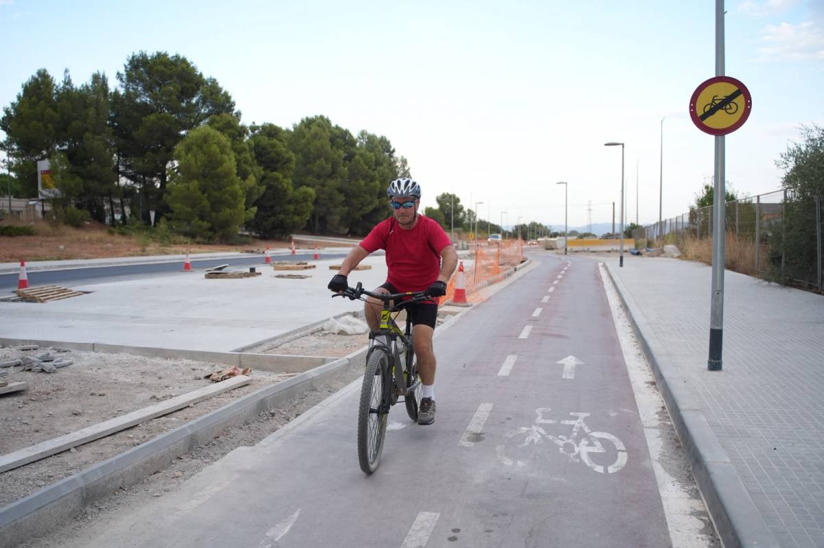 A l'espera del carril bici entre Sabadell i Terrassa: 