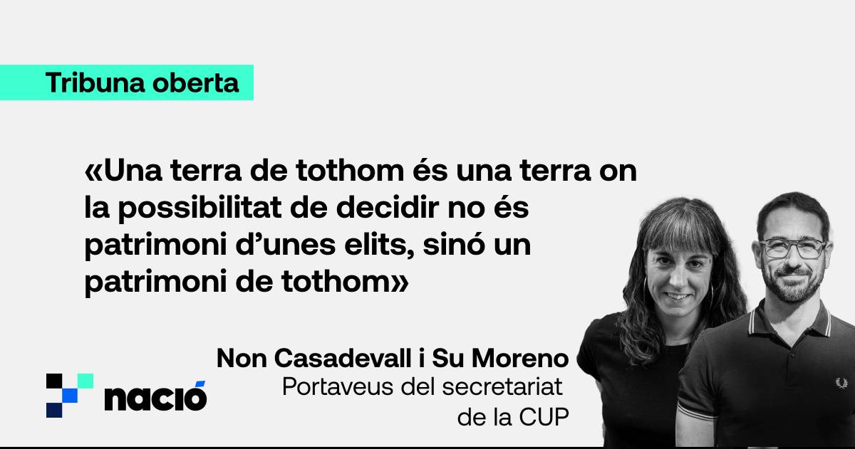 Una terra lliure, una terra de tothom