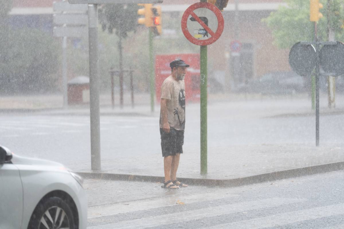 VÍDEO | La pluja sí que cau a Sabadell, que acumula gairebé 25 litres per metre quadrat 