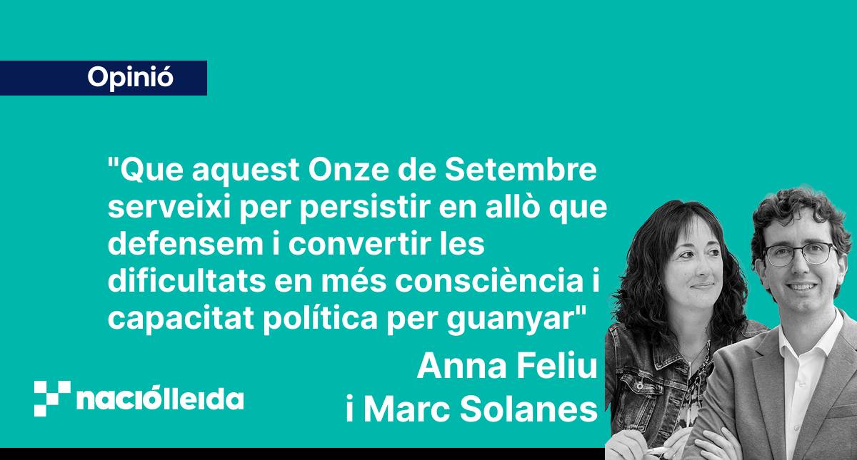Onze de Setembre: recordar, persistir, guanyar