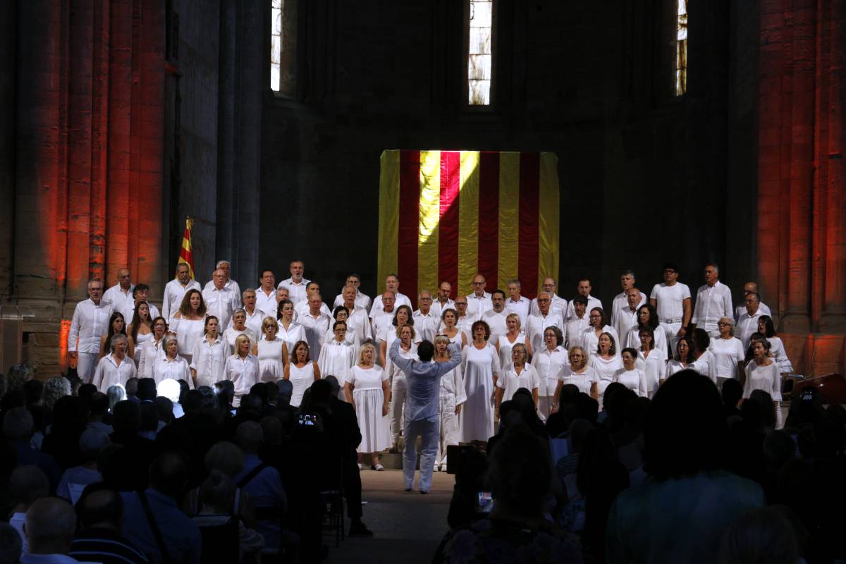 La Diada a Lleida reivindica la democràcia i alerta de l’auge de l’extrema dreta