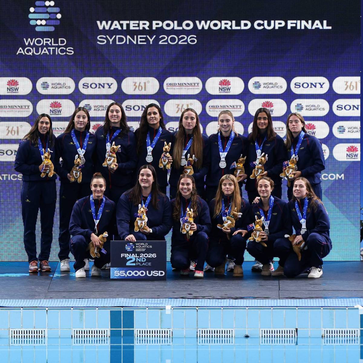 La selecció femenina de waterpolo - La selecció femenina de waterpolo