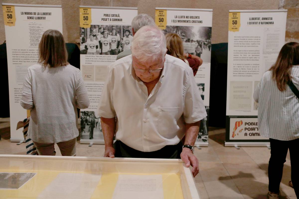 La Marxa de la Llibertat de 1976 reivindica el seu llegat en el moviment ciutadà pacifista