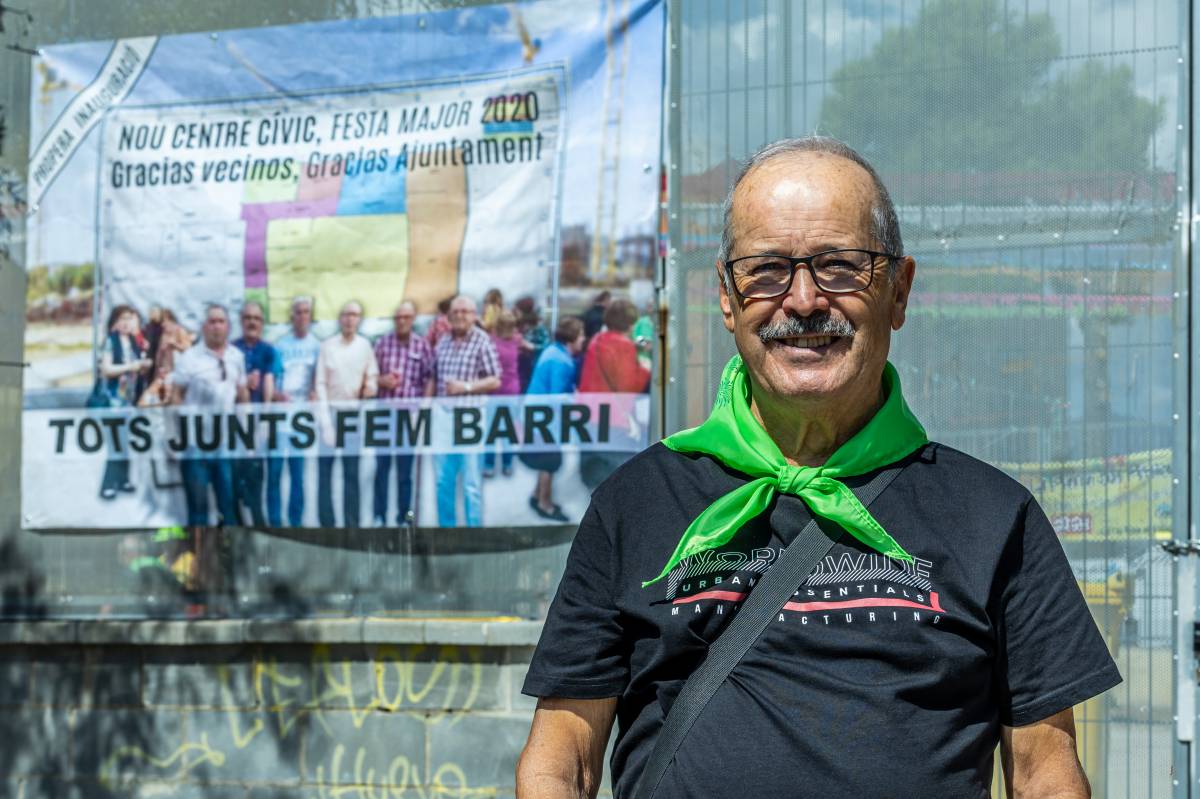 Emilio Robles, president de l’AV de la Plana del Pintor - JUANMA PELÁEZ Emilio Robles, president de l’AV de la Plana del Pintor