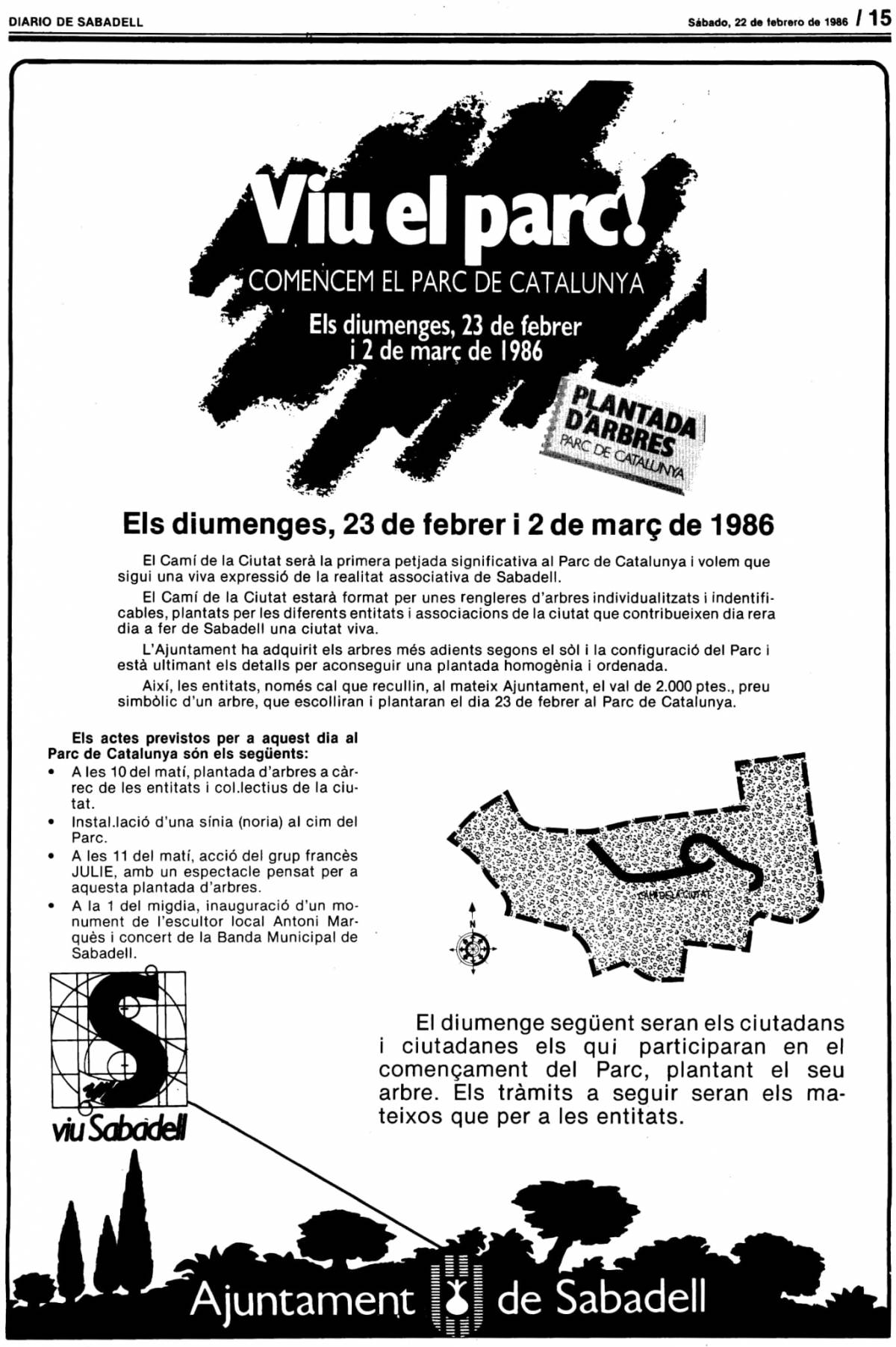 La sepultura d’aquell cotxe va voler simbolitzar l’enemistat absoluta entre els vehicles i el parc - CEDIDA La sepultura d’aquell cotxe va voler simbolitzar l’enemistat absoluta entre els vehicles i el parc