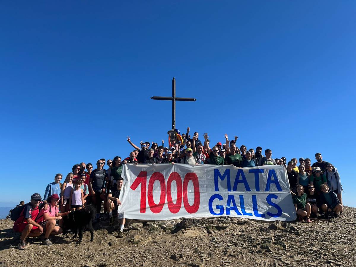 Un veí de Tona culmina 1.000 ascensions al Matagalls