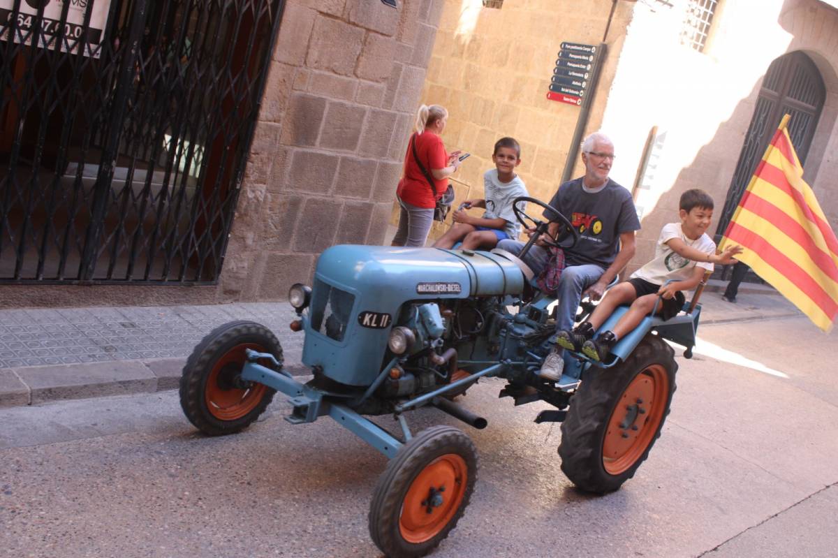 Imatges de la Tractorada de l'Onze de setembre a Solsona 