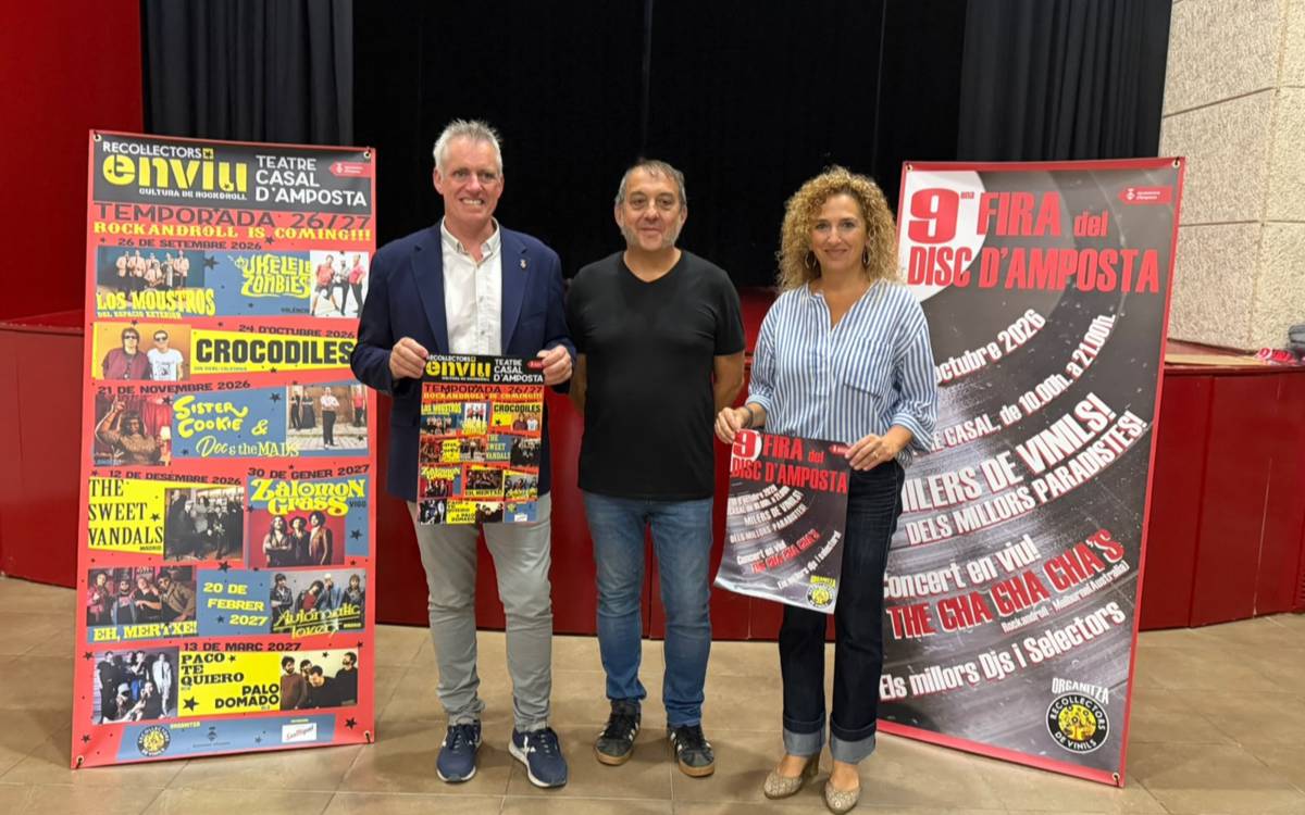 Cinc anys de Recol·lectors en Viu: set nits de rock i vinils a Amposta