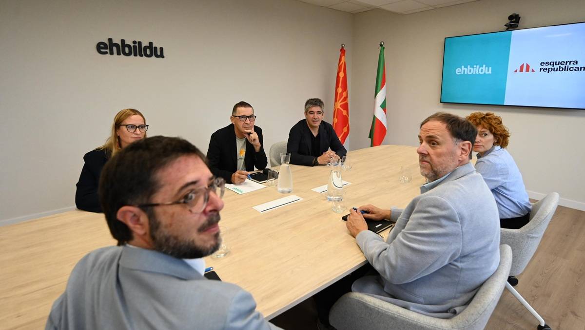 ERC i Bildu celebren l'acord independentista entre Gal·les, Escòcia i Irlanda