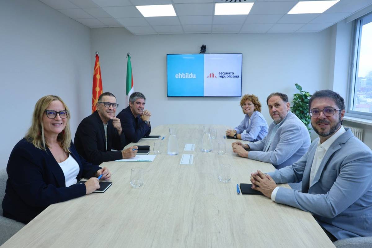 ERC i Bildu celebren l'acord independentista entre Gal·les, Escòcia i Irlanda