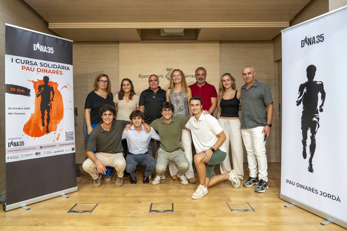 Terrassa acollirà la primera edició de la Cursa Solidària Pau Dinarès