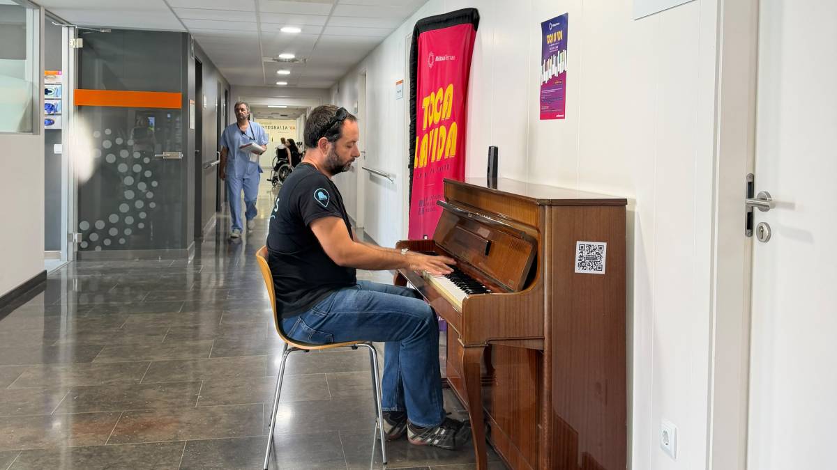 Un piano a l'hospital?: MútuaTerrassa aposta per la música