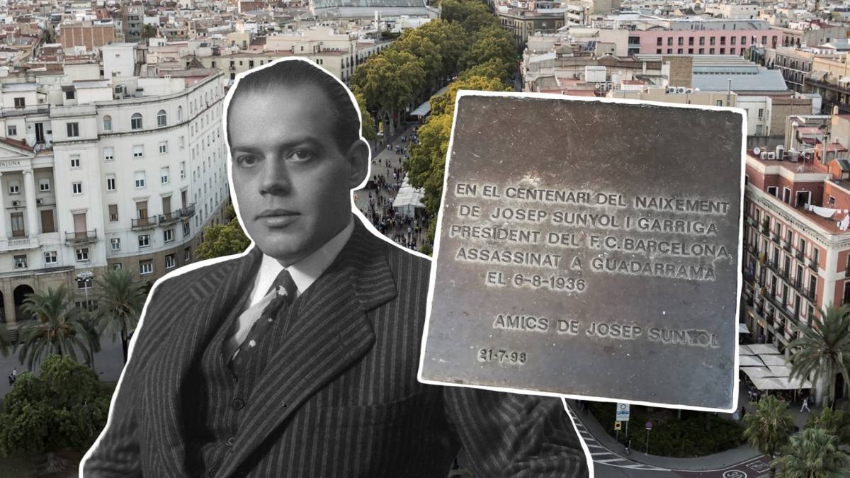 Què ha passat amb la placa de Josep Sunyol a la Rambla de Barcelona?