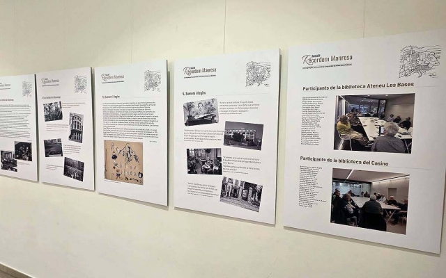 «Recordem Manresa» porta a la Biblioteca del Casino els records i la memòria quotidiana de la ciutat