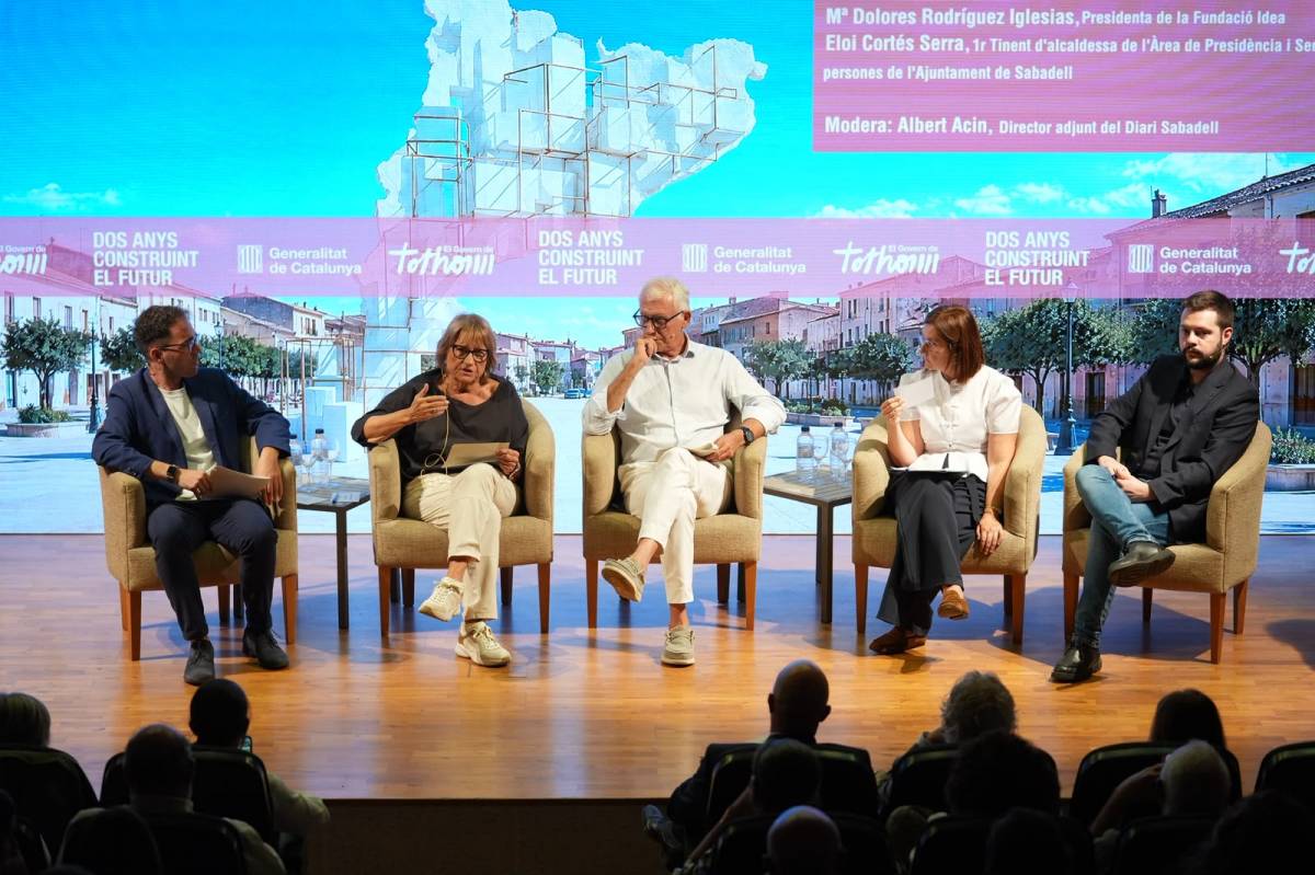 'Dos anys construint el futur', un debat sobre els reptes socials de Catalunya