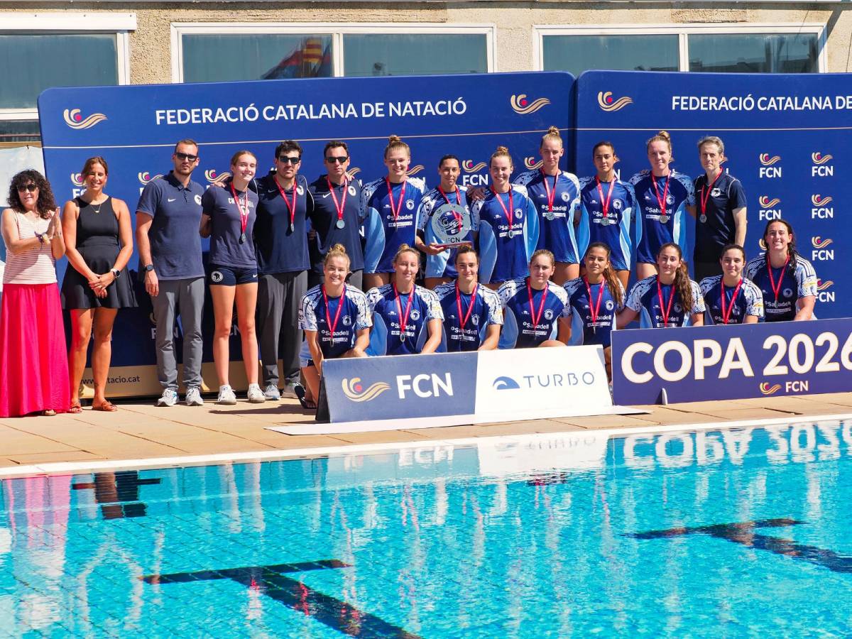L'Astralpool CN Sabadell femení, subcampió de la Copa Catalunya