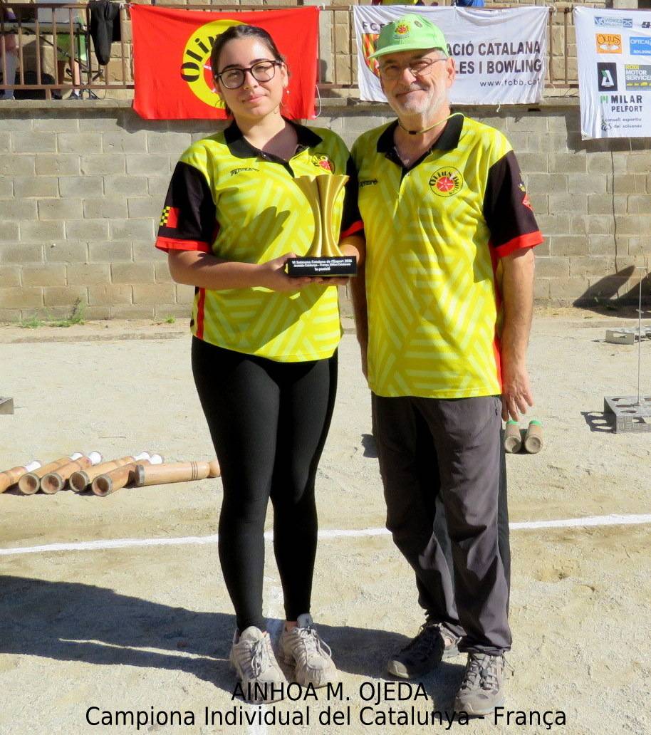 Trofeu per l'Ainhoa Ojeda - 
