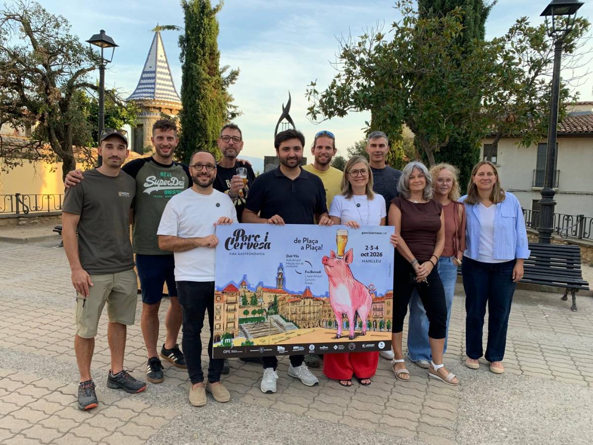 Presentació de la Fira del Porc i la Cervesa de Manlleu 2026.