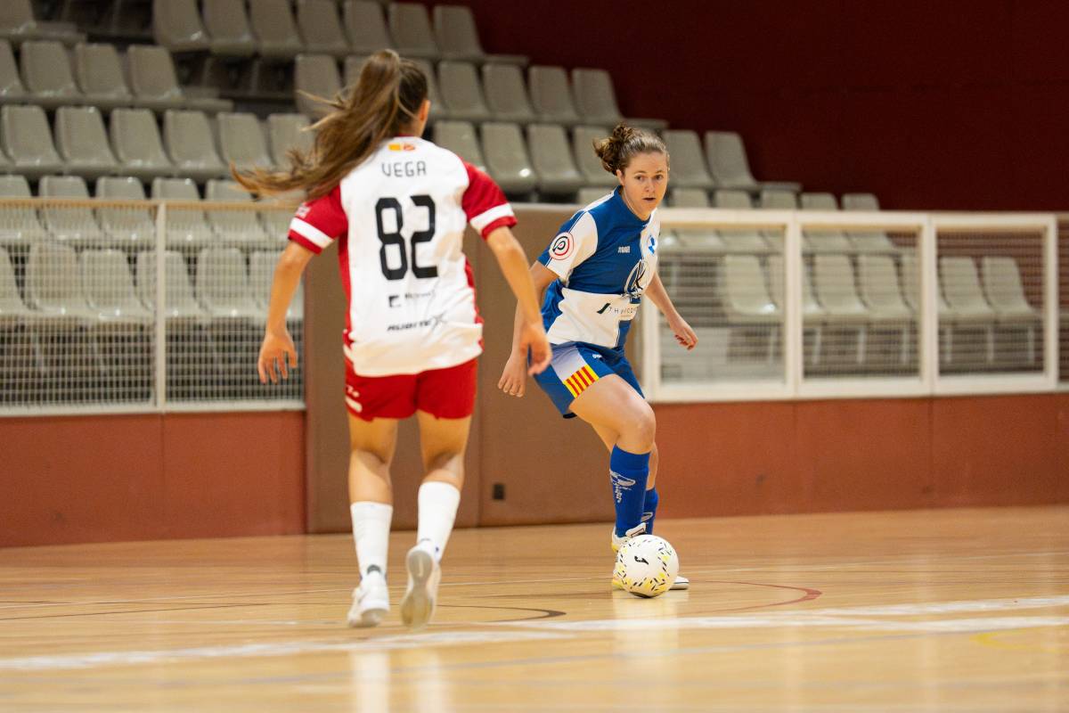 Emma Vallribera, en el partit davant del Rubí - David Chao Emma Vallribera, en el partit davant del Rubí