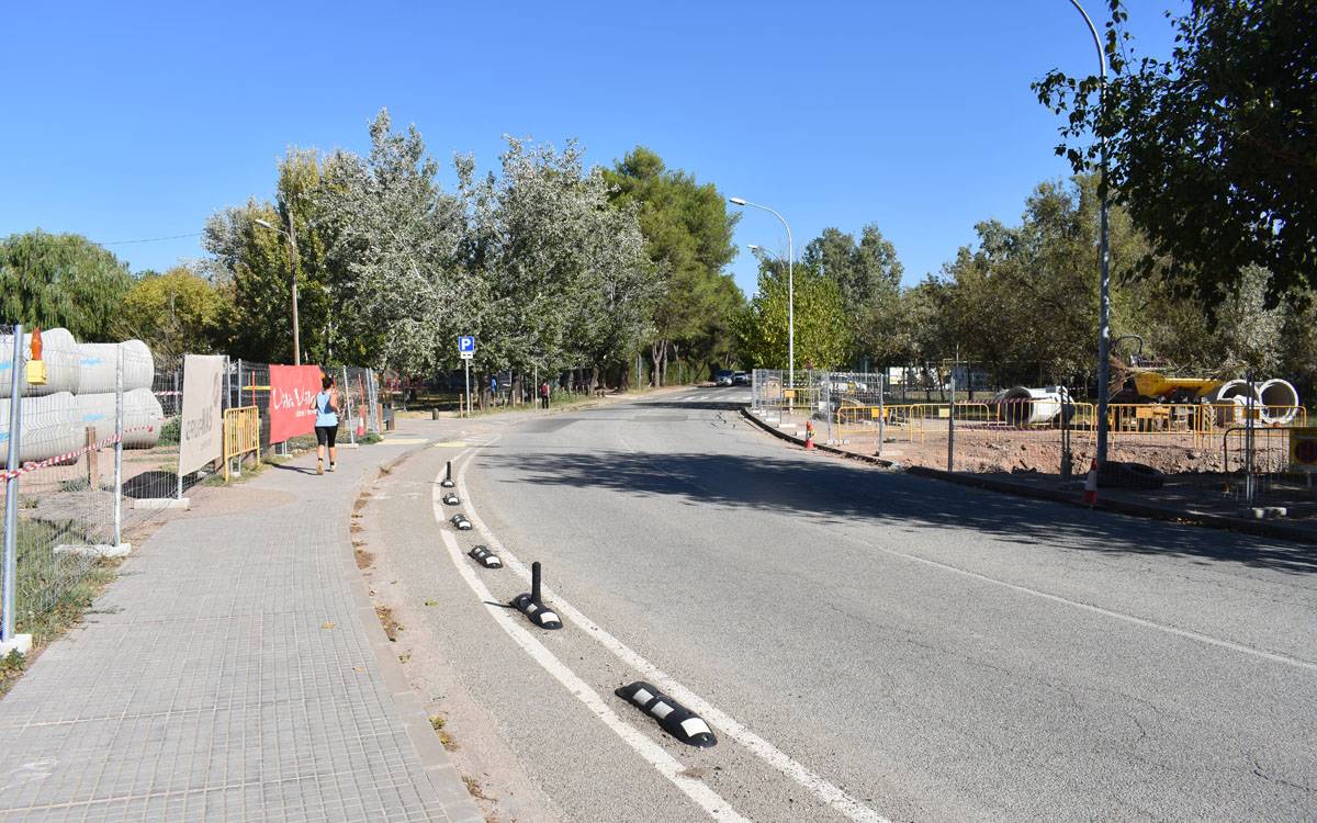 Comencen les obres de la rotonda que connectarà l'avinguda de l'Esport amb el passeig del Riu