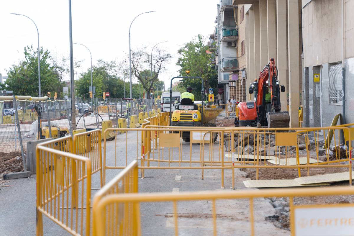 Queixes pel nou tram d'obres de la ronda de Collsalarca: 