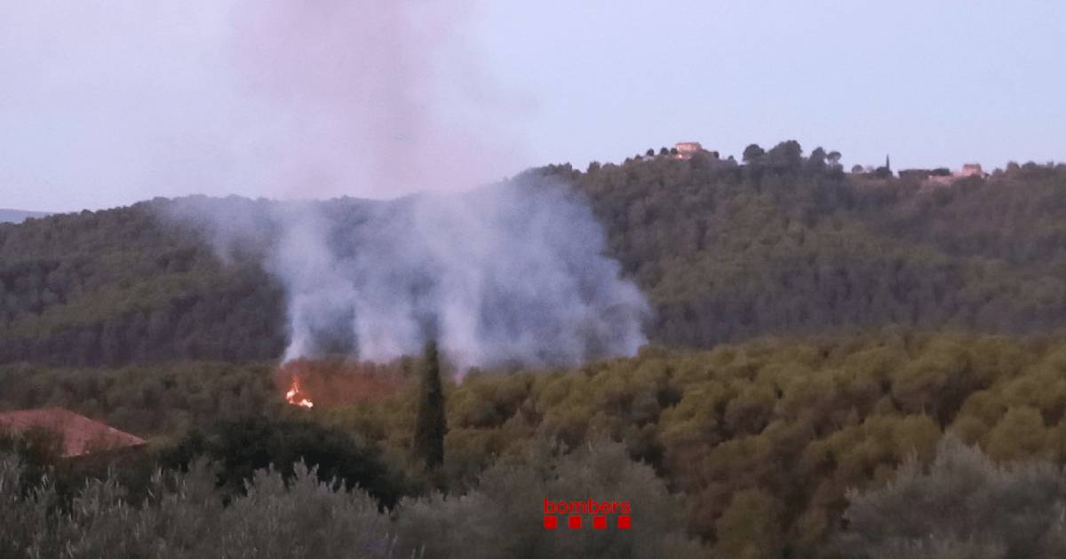 Cardona: Deu dotacions dels Bombers actuen per sufocar un incendi forestal a la zona de Tresserres
