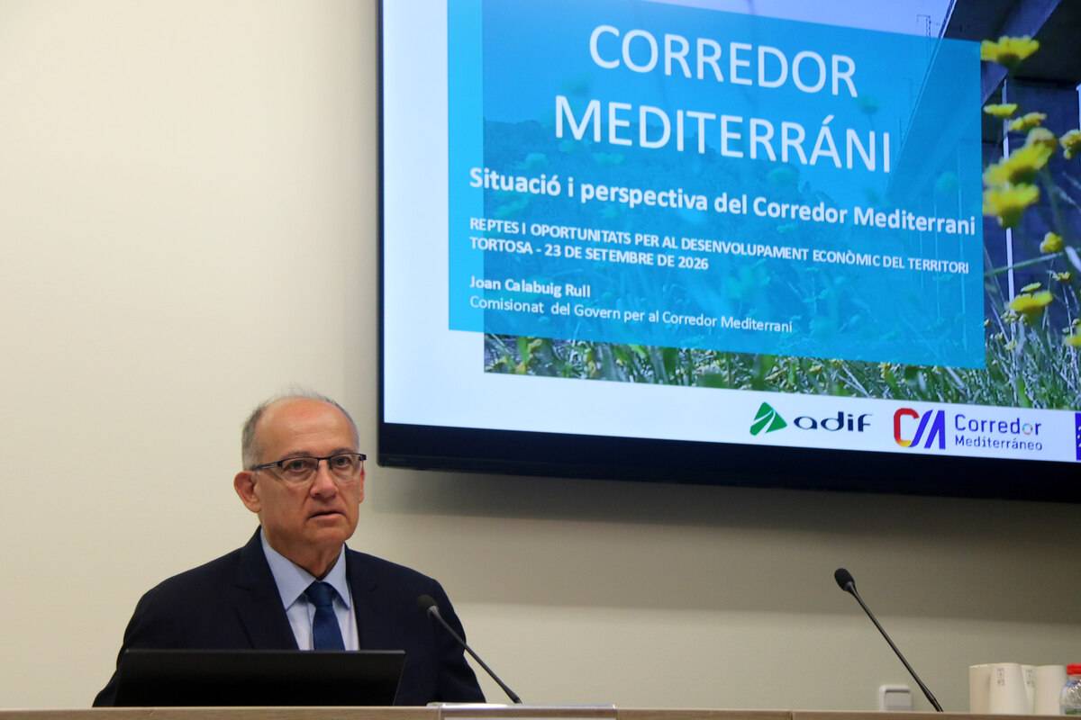 «No volem tornar a perdre un llençol»: l’Ebre reclama una estació intermodal al corredor mediterrani